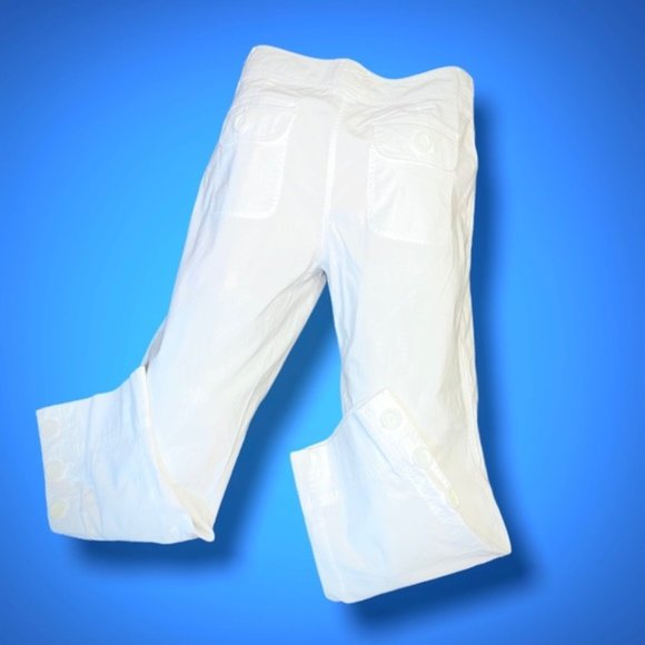 INC Capri Pants with Button Accents Size 4 - Picture 2 of 8